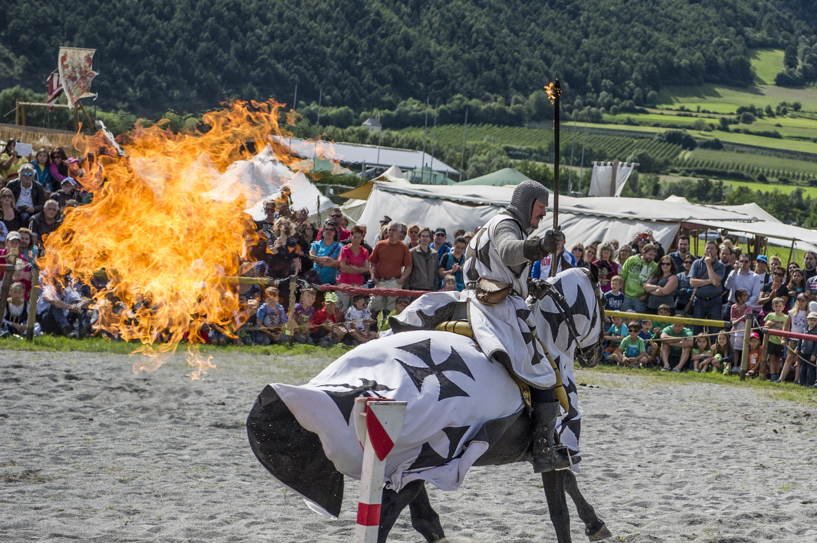 Reitkunst bei den Südtiroler Ritterspiele