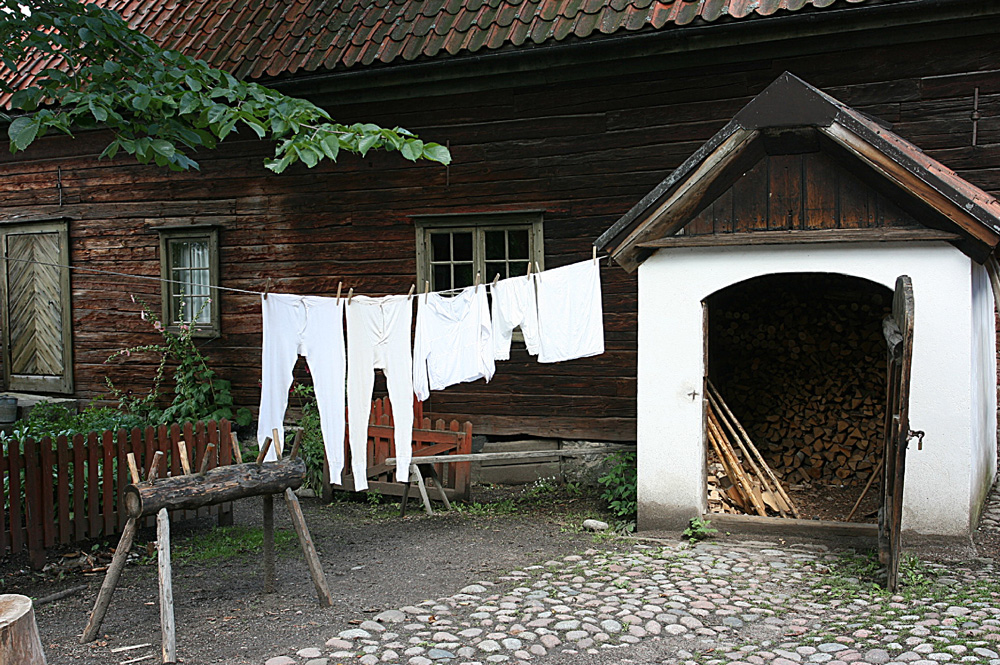 Reizwäsche am Bauerhof