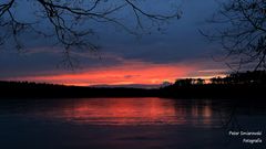 Rekauersee bei Sonnenuntergang