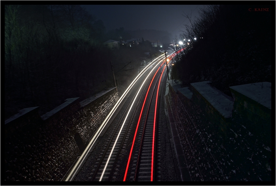 Rekawinkeler Tunnel At Night