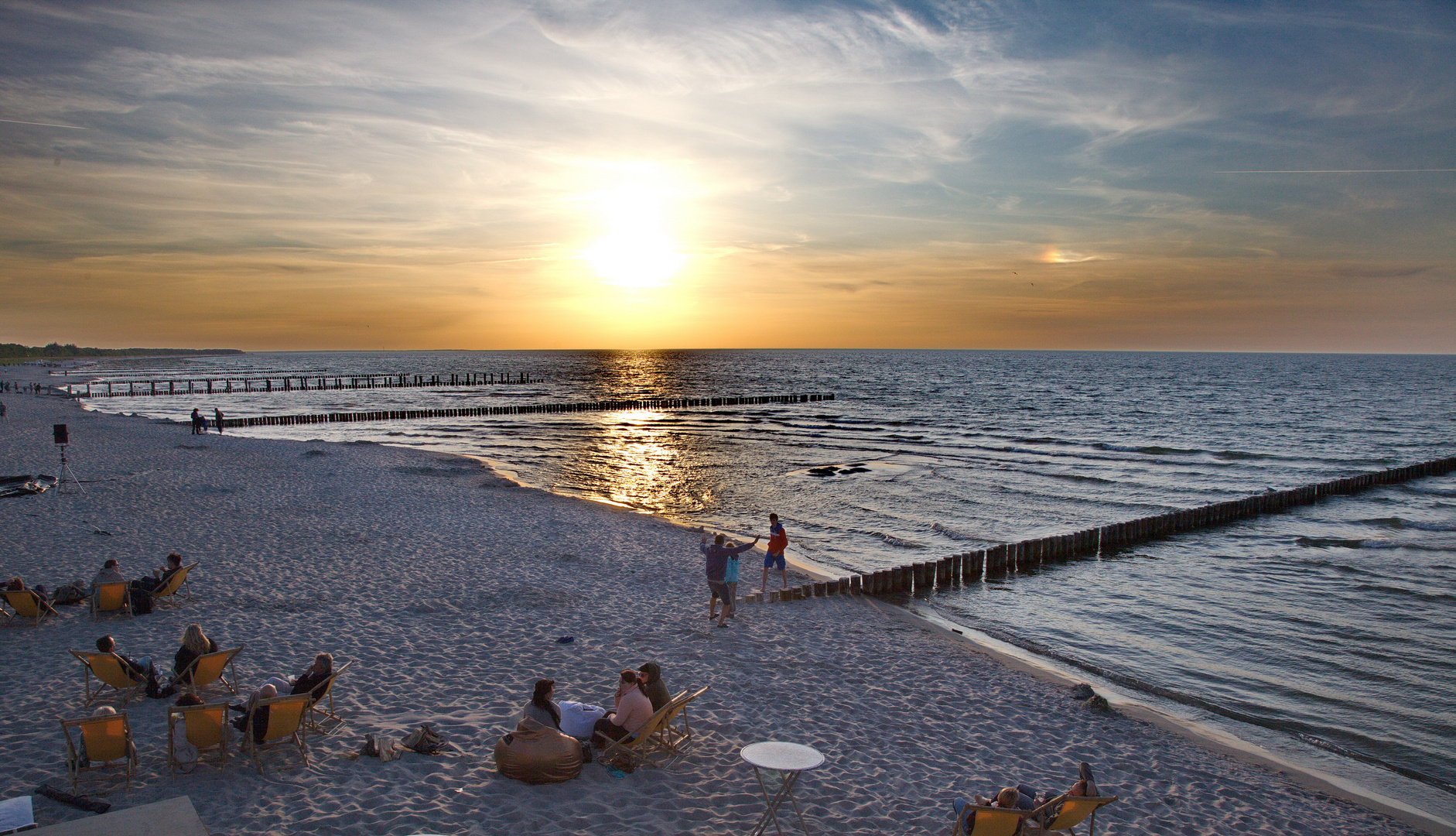 relaxen am Ostseestrand in Zingst