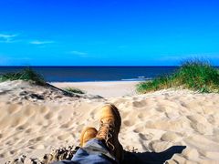 Relaxen an der Nordsee in Holland.