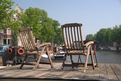 Relaxen auf dem Hausboot