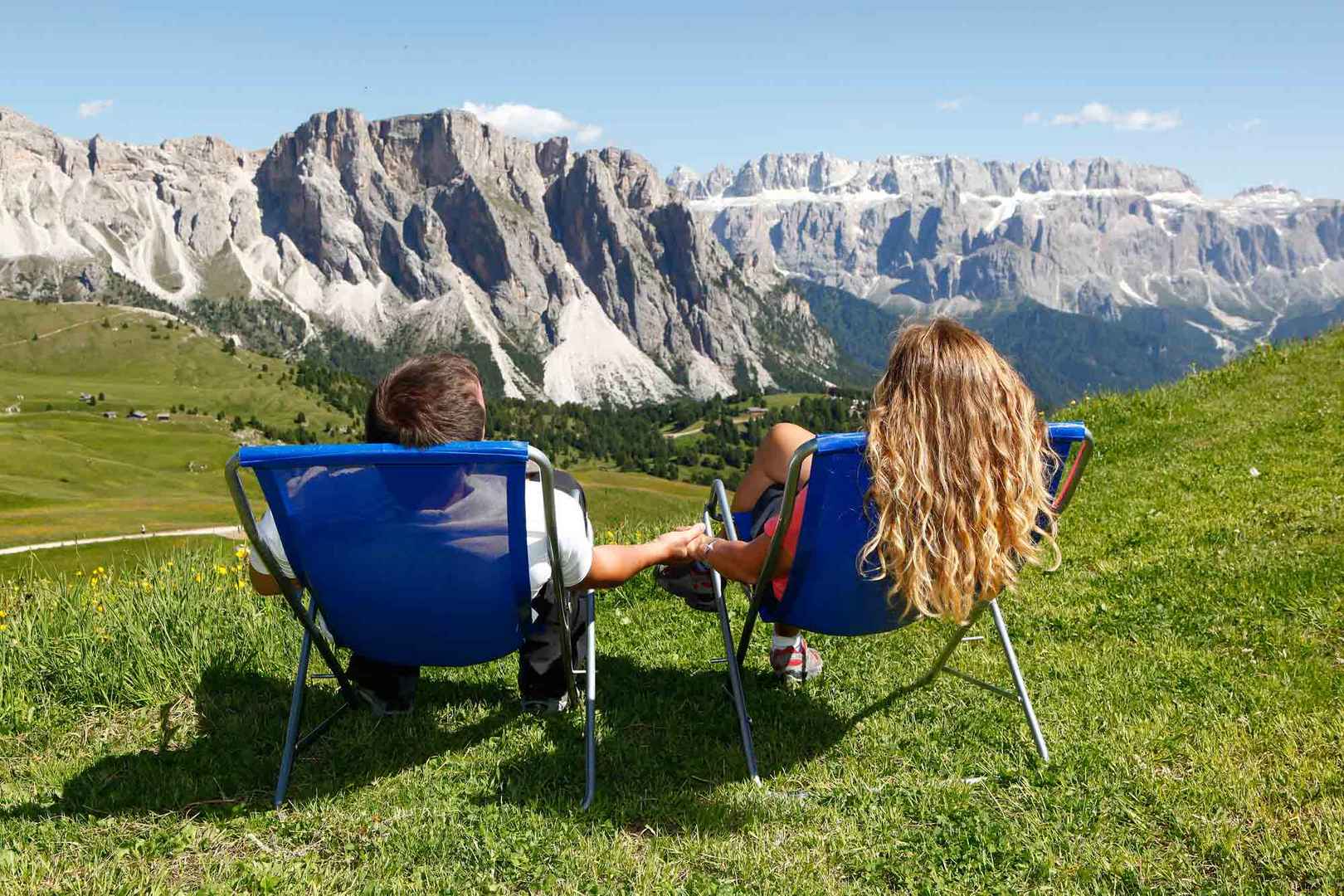 Relaxen und genießen in den Dolomiten