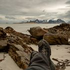 Relaxing at Ytresand Beach