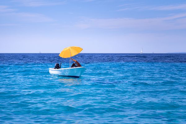 "Relaxing on the Open Sea"