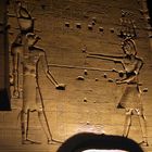 Relief am Tempel der Philae in Assuan