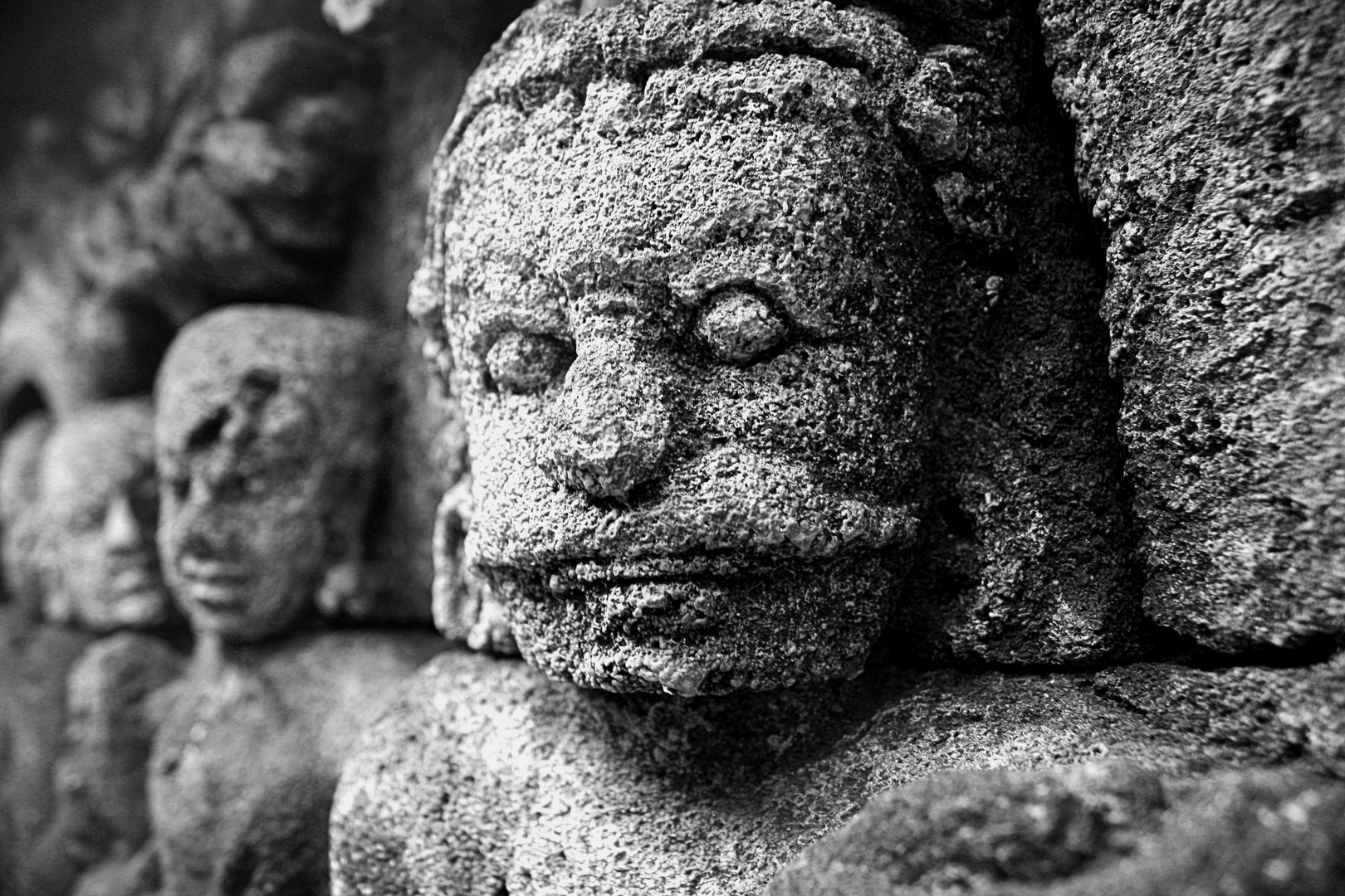 Relief at Borobudur Temple, Central Java