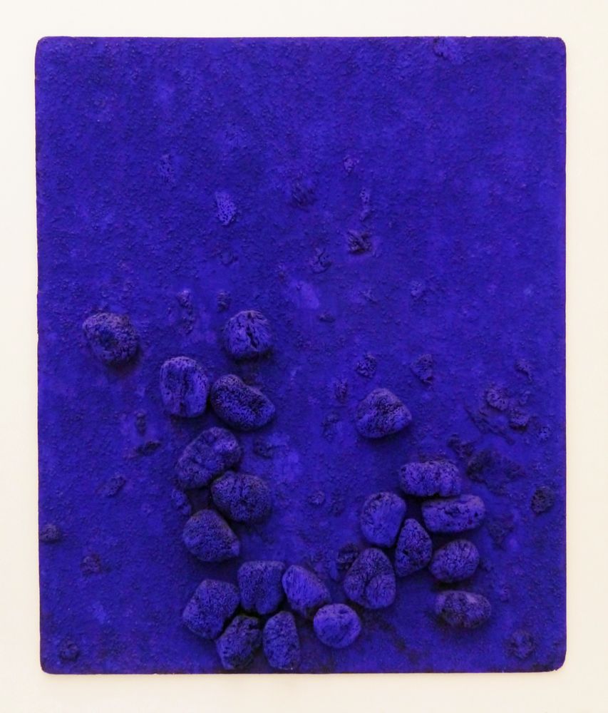 " Relief éponge bleu : RE 19 "