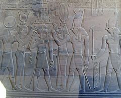 Relief im Doppeltempel von Kom Ombo