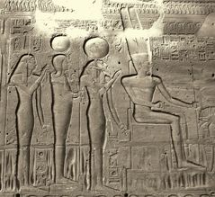 Relief in der Tempelanlagen von Karnak