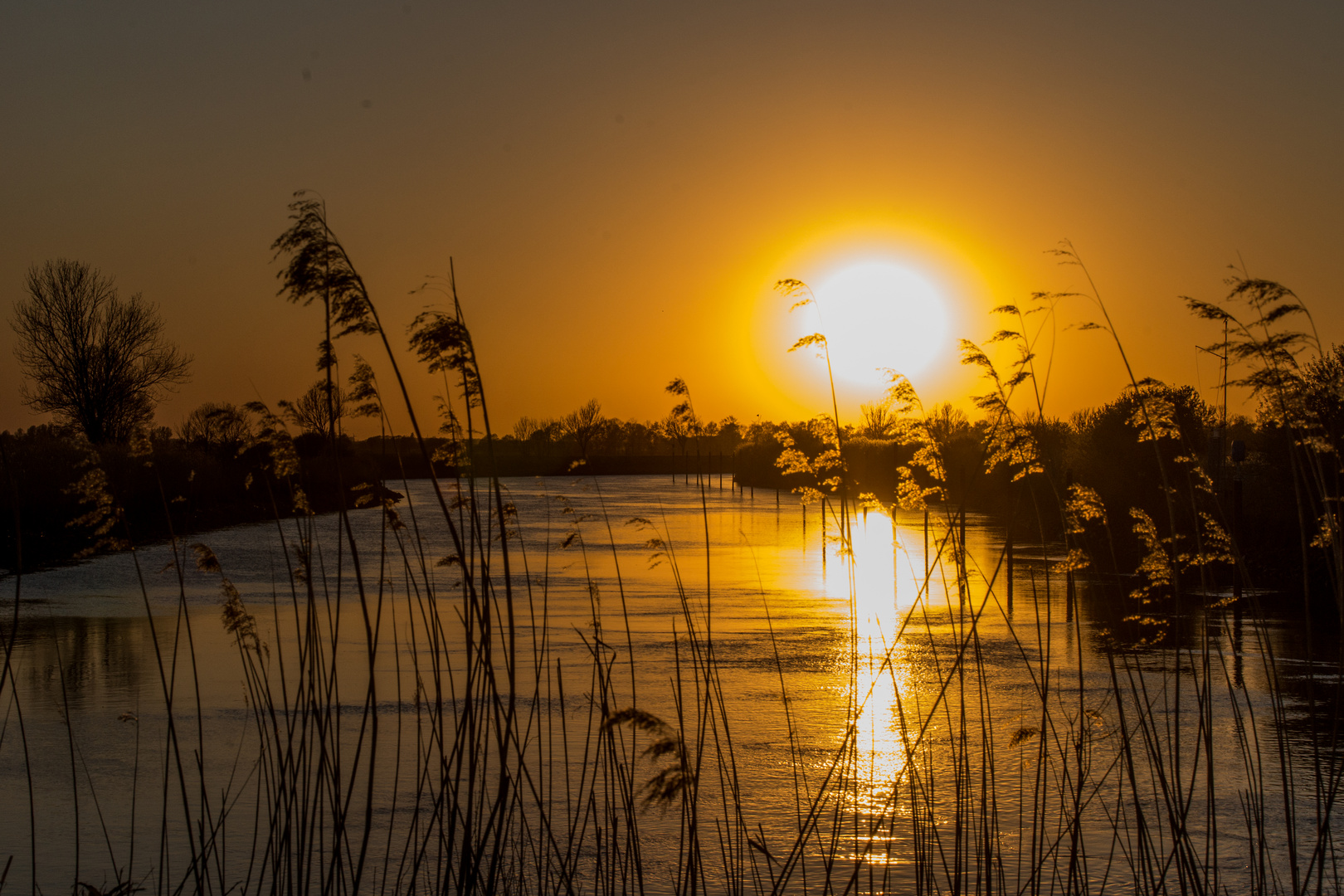 religiöser Sonnenuntergang