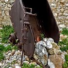 Relikt aus der Zeit des Bergbaus auf Sardinien / Relitto della epoca delle miniere in Sardegna