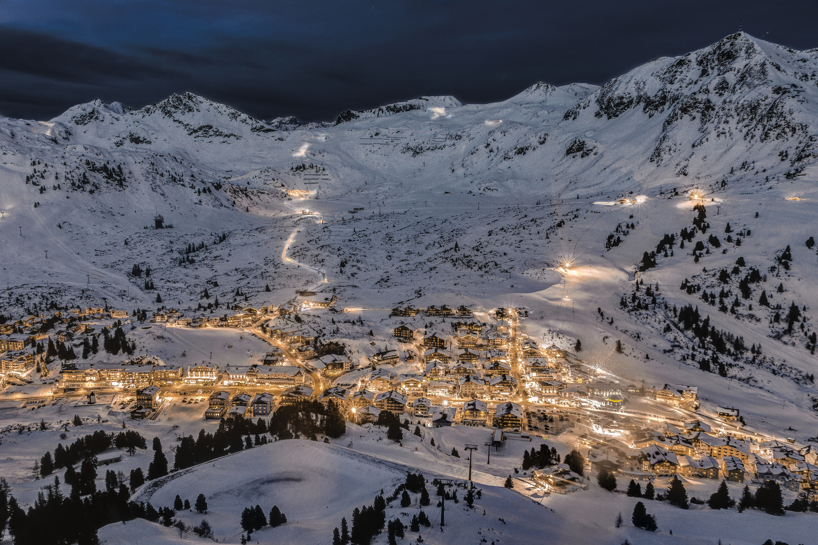 Reload: Das winterliche Obertauern bei Nacht