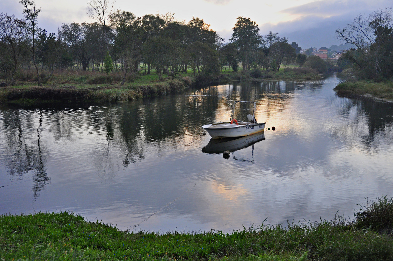 Remanso en el atardecer