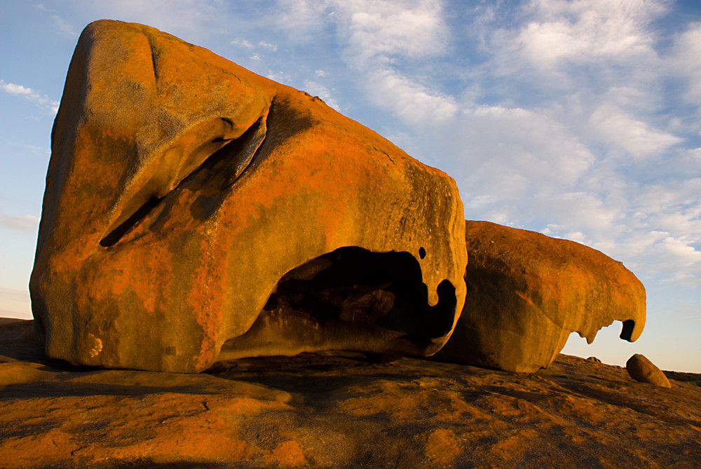 Remarkable rocks at sunrise