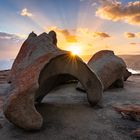 Remarkable Rocks zum Sonnenuntergang