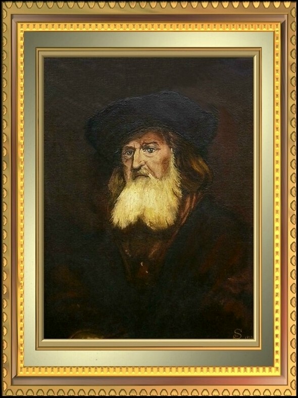 Rembrandt-Kopie ( 1967 / Öl )