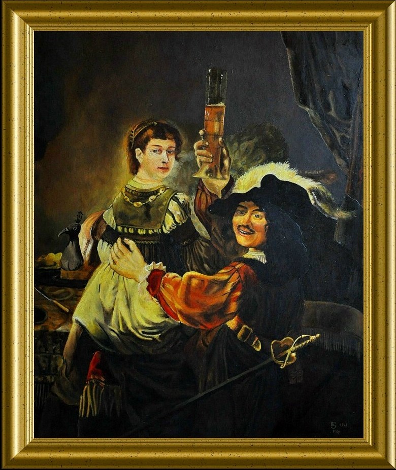 Rembrandt -Kopie (1969 / Öl)