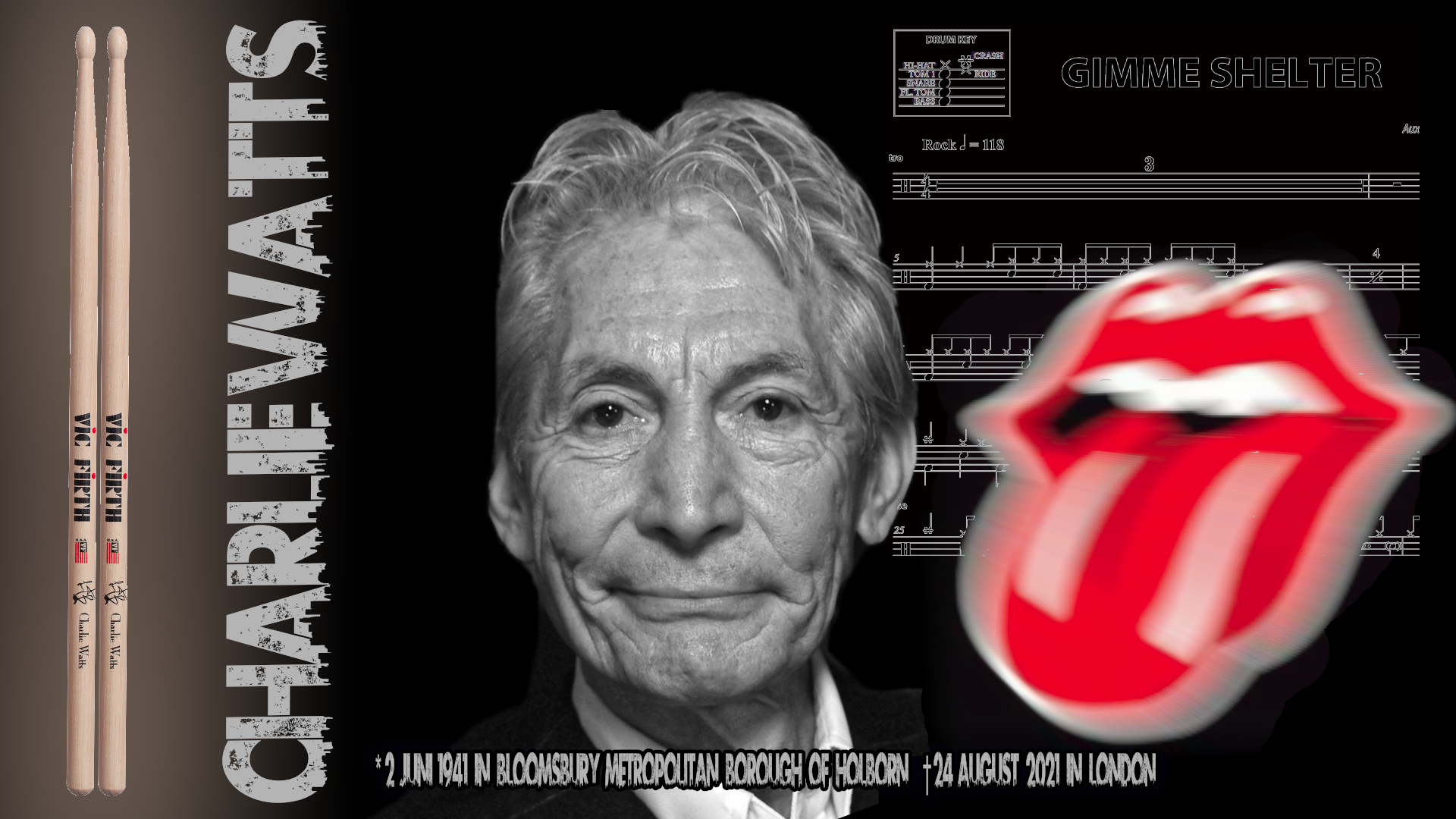 .........  remember ........   Charles Robert „Charlie“ Watts   ...........