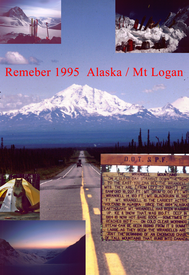 Remember to 1995  Alaska& Youkon we go to  Mt-Logan  