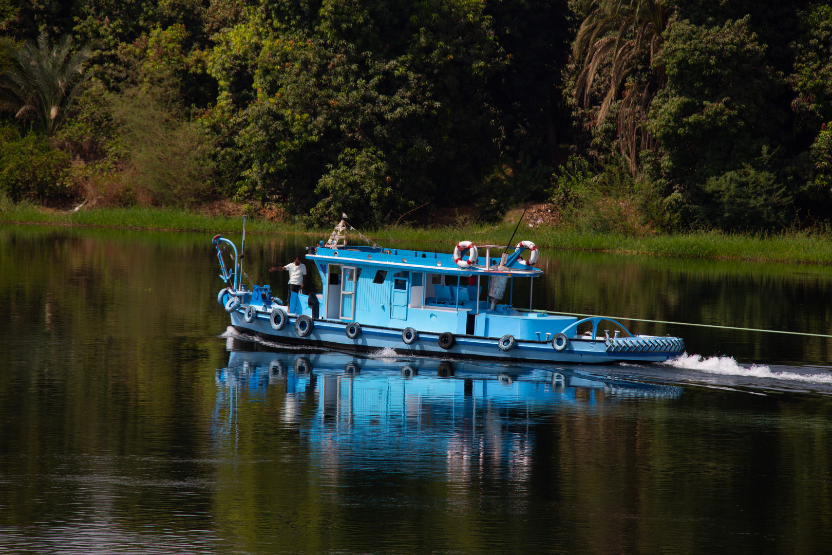 Remorqueur sur le Nile.