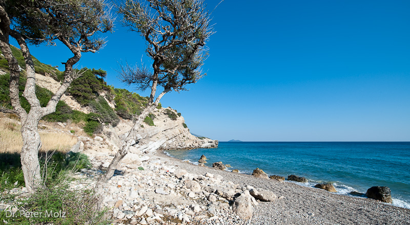 Remote beach in the south / Samos, Greece,  2010