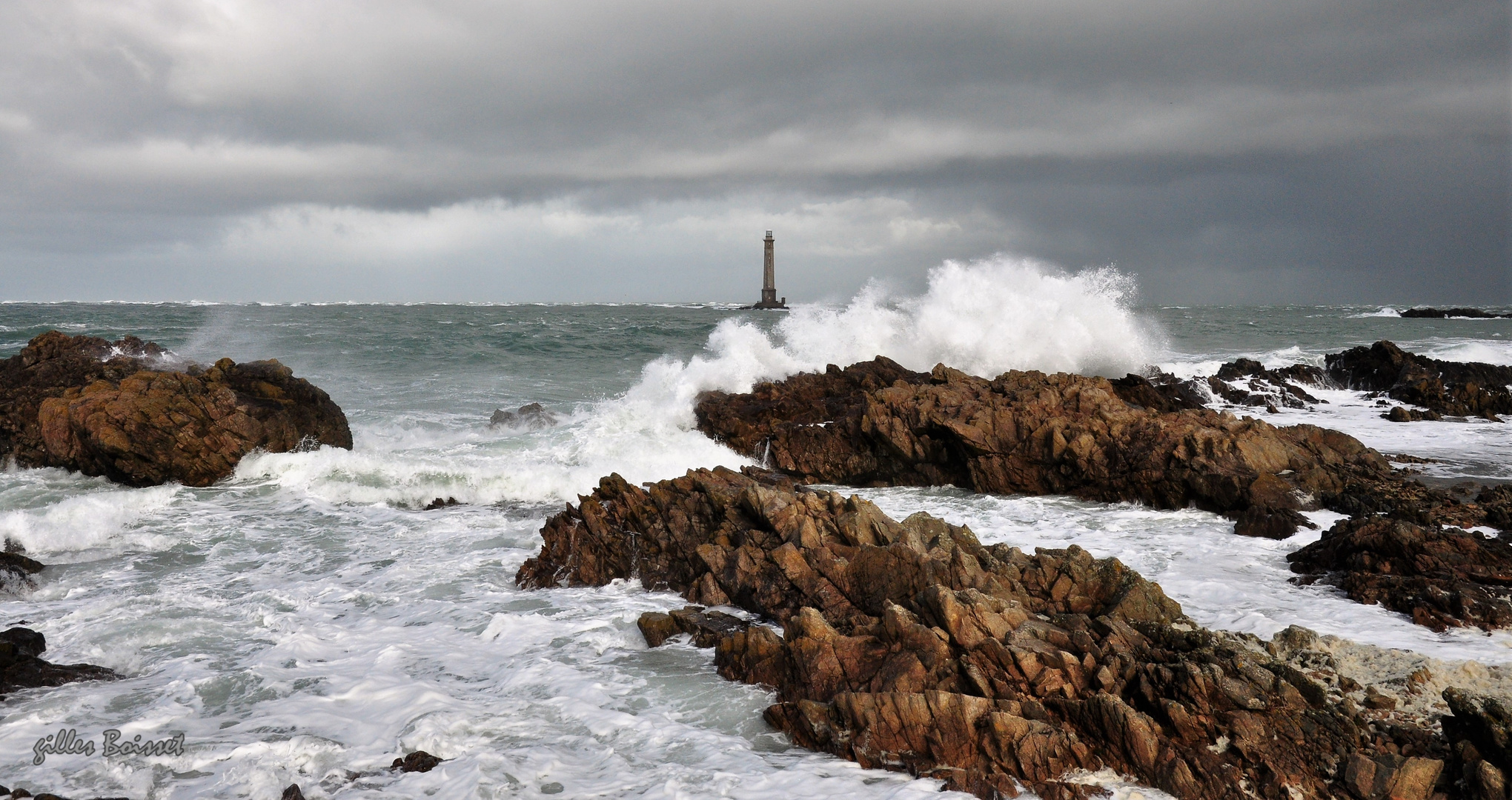 Remous au cap de La Hague