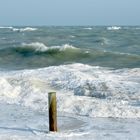 Remous sur la plage