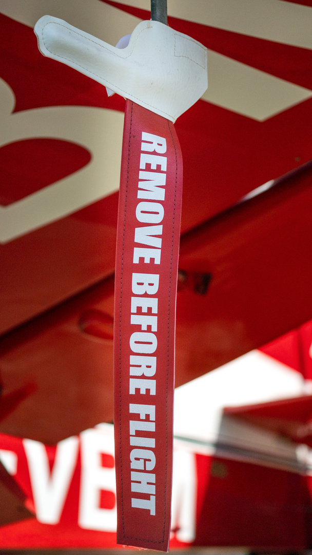 Remove before flight