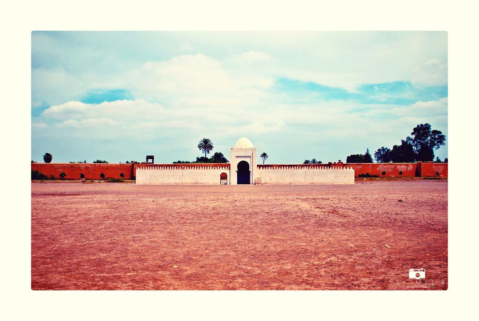 Remparts Marrakech, les jardins de l'agdal.