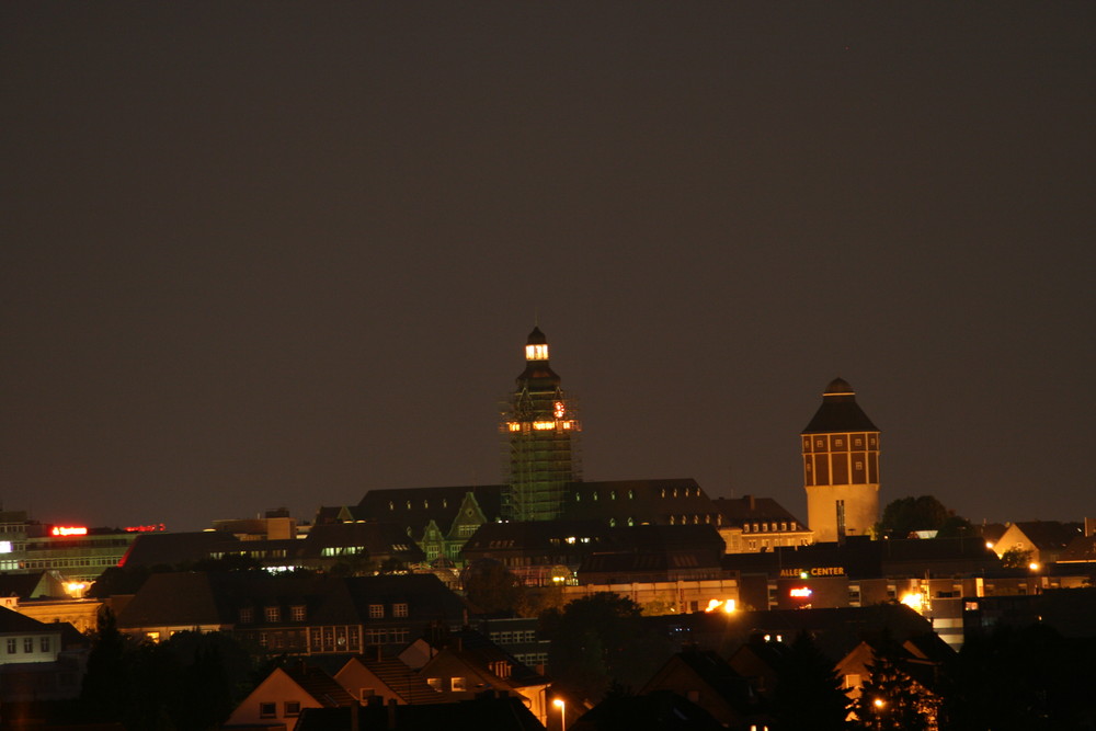 Remscheid city in the night