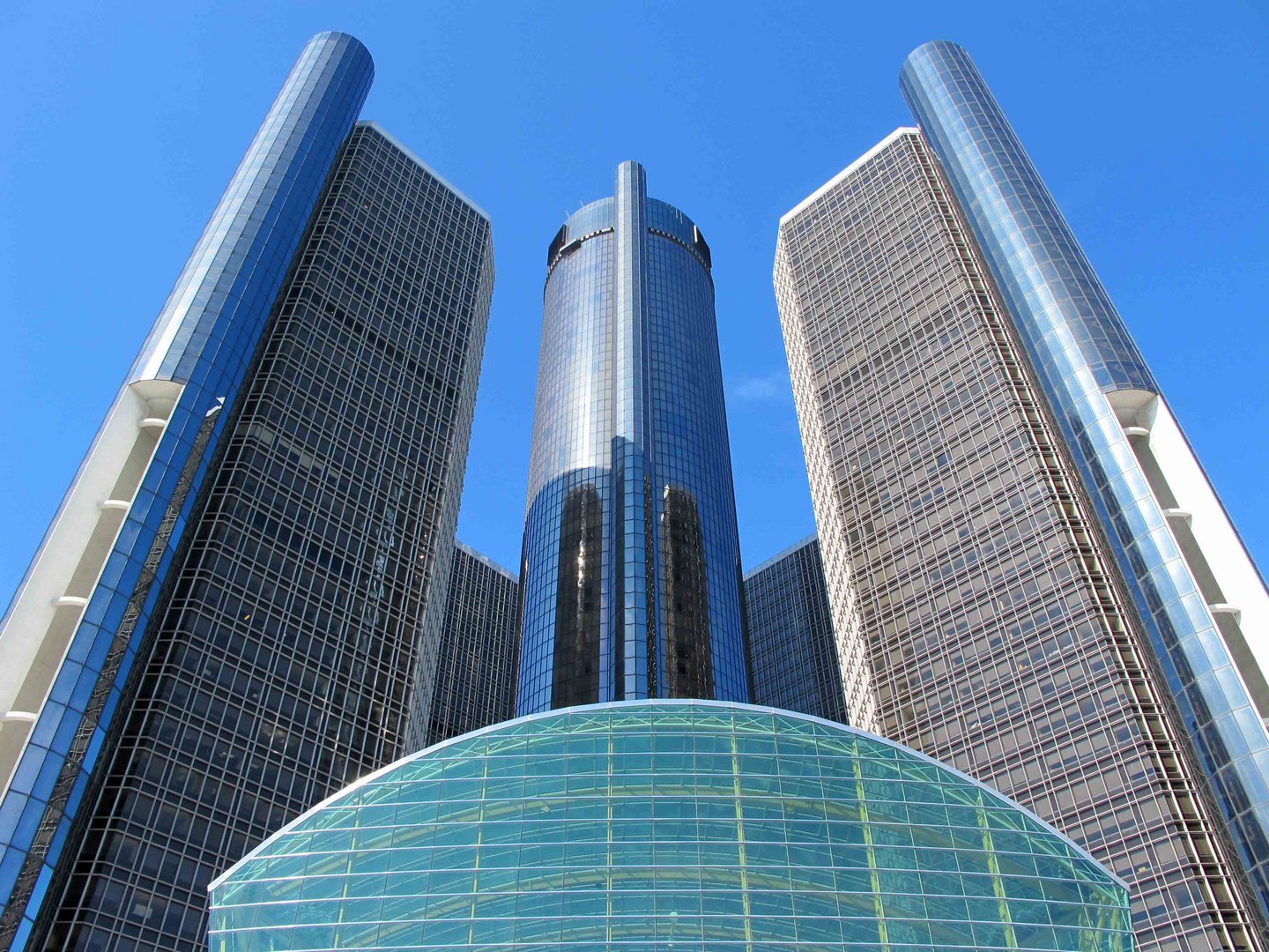 Renaissance Center - General Motors Headquarter Detroit, USA