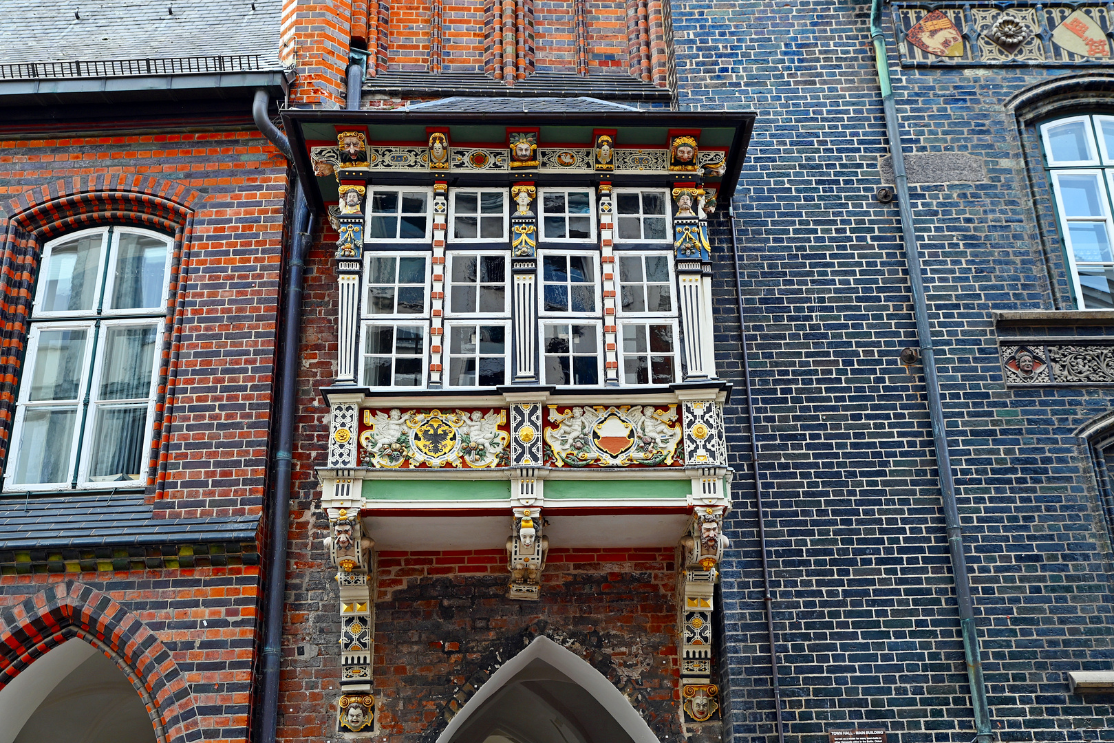 Renaissanceerker am Lübecker Rathaus