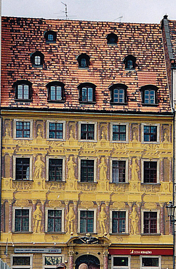 Renaissancegebäude am Markt in Wrozlaw