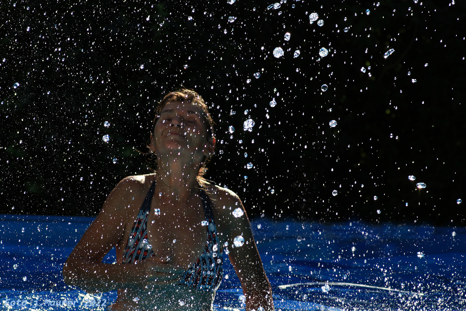 Renate in Bubbles. 