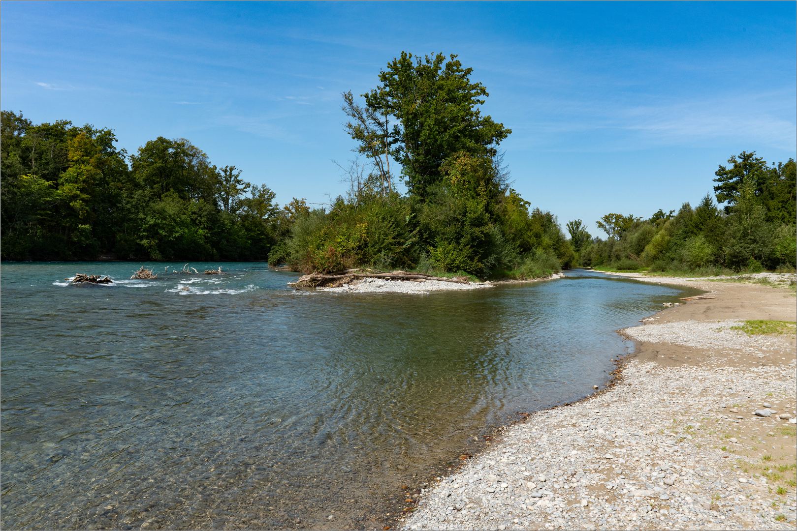 Renaturierung  Aarewasser