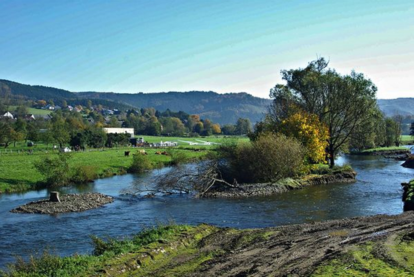 Renaturierung der Ruhr in Oeventrop