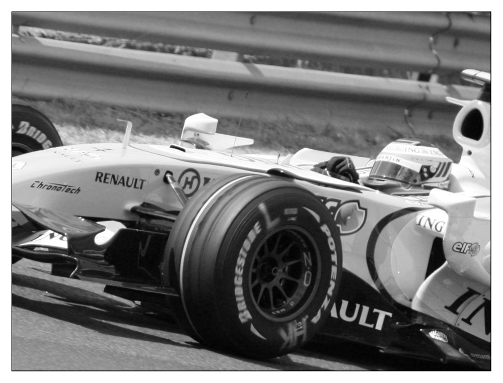 Renault F1 at the Hungaroring