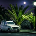 Renault R4 in the streets of Lanzarote