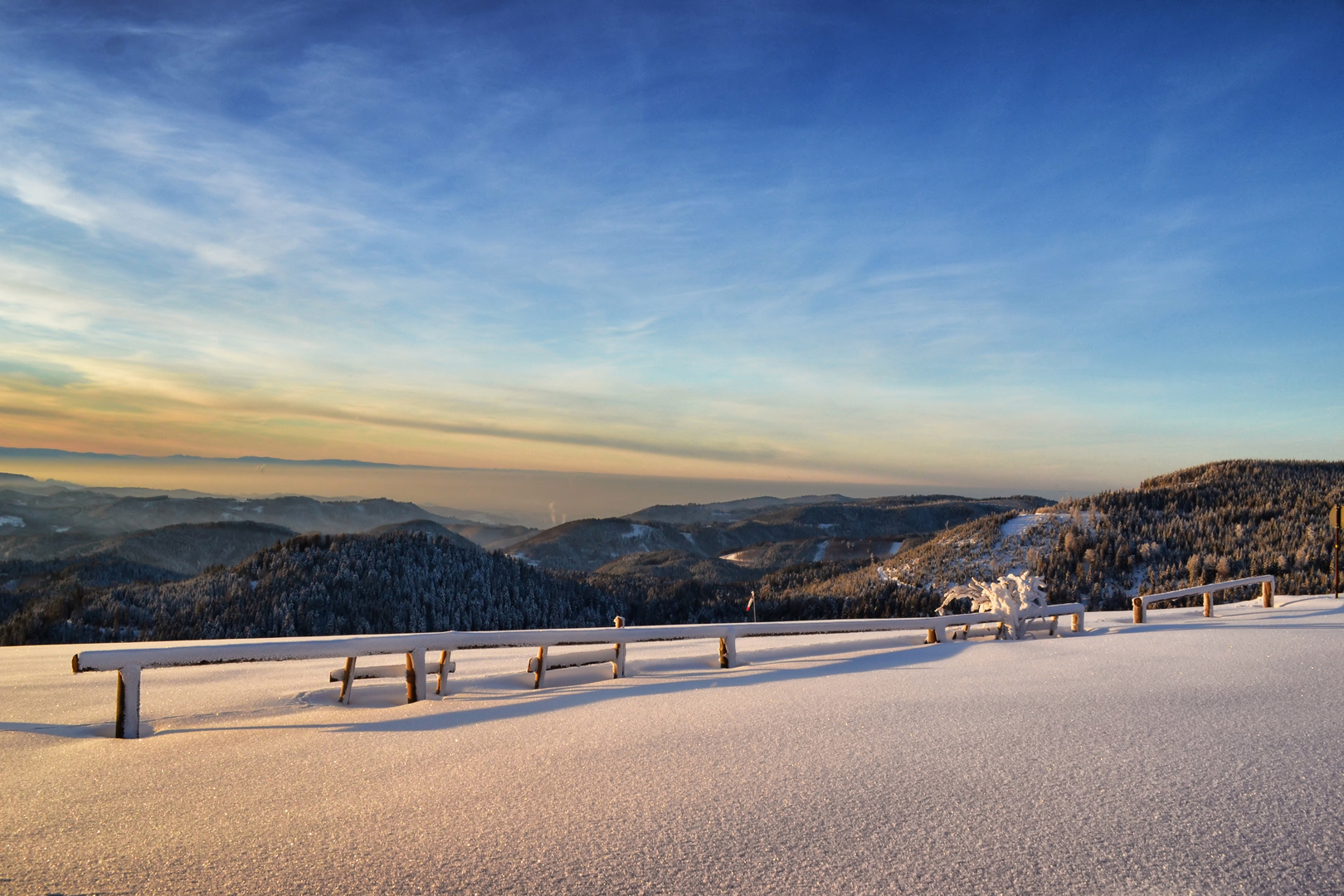 Renchtalblick im Winter