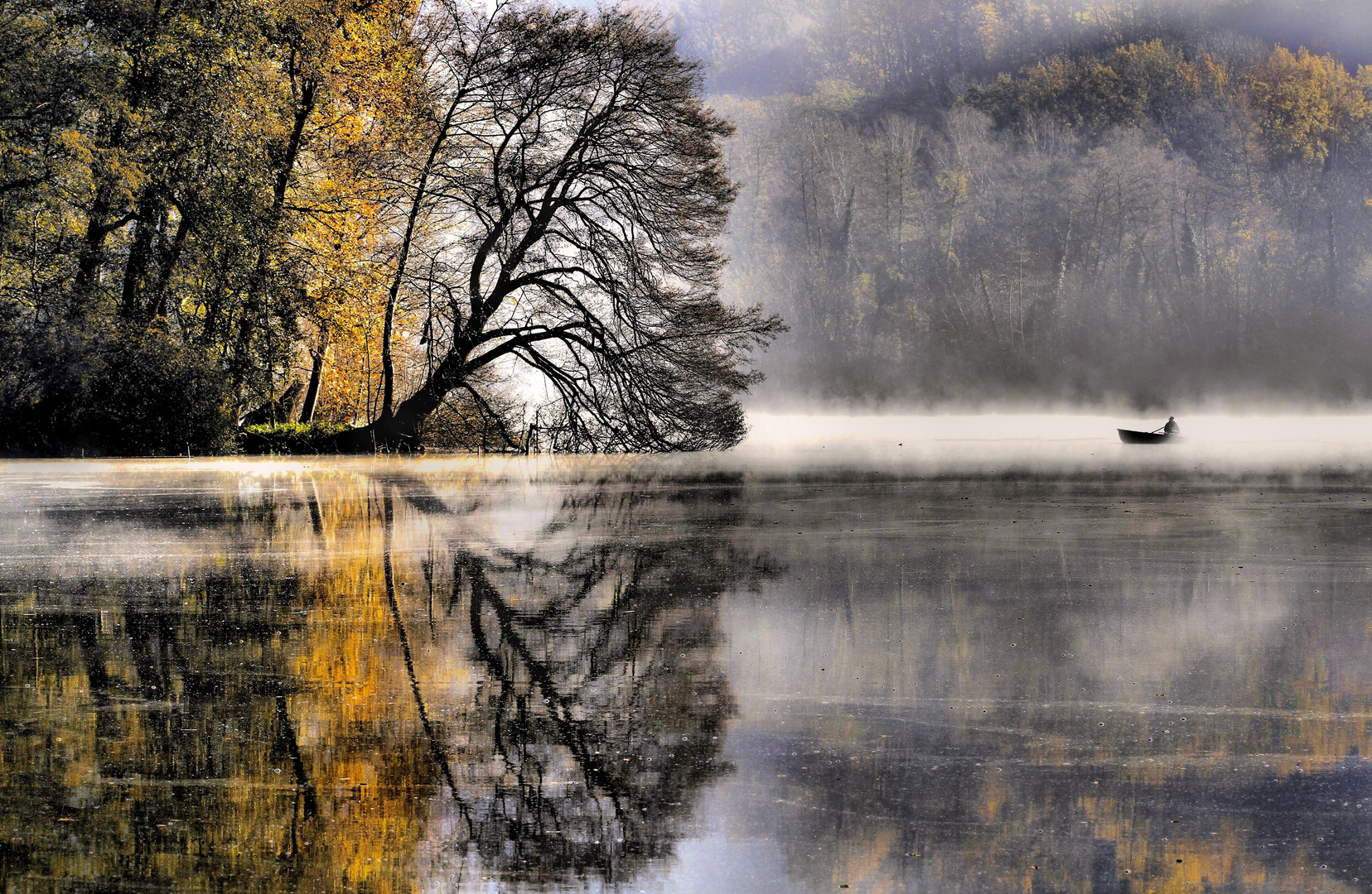 Rencontre avec les brumes  photo et image paysages  lacs 