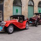 Rencontre de voitures anciennes à Sansepolcro/Toscane