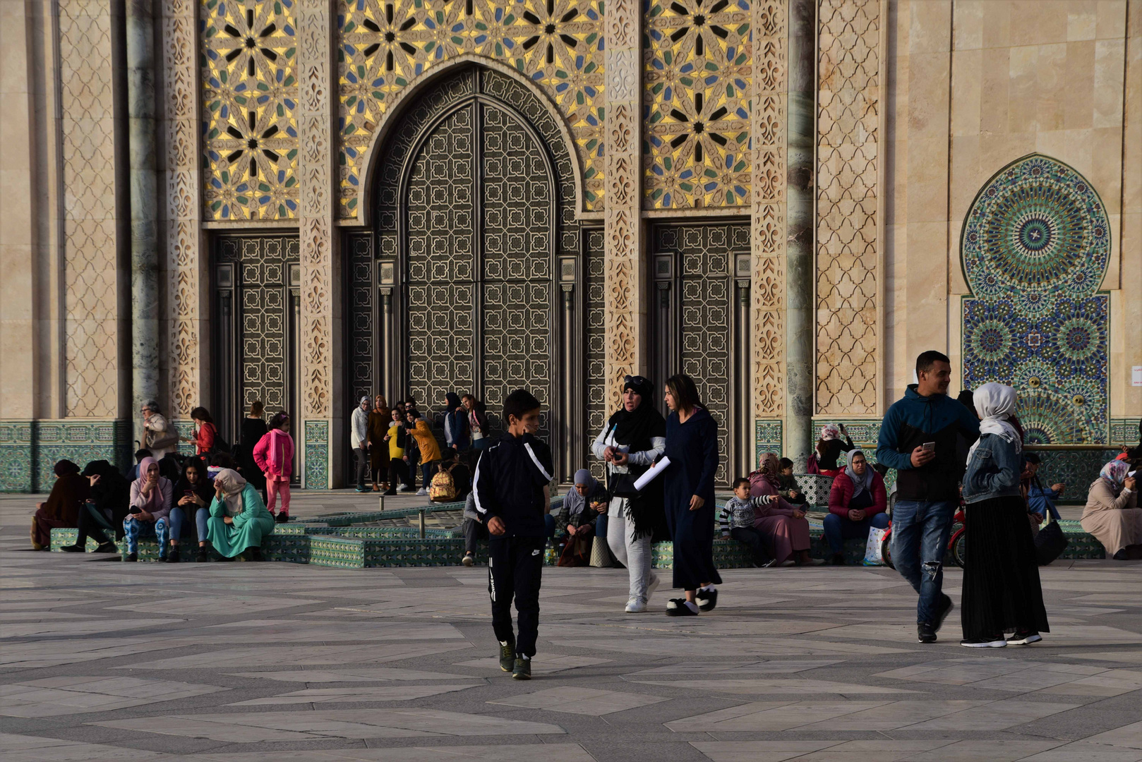 Rendez-vous à la mosquée du Hassan II