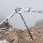 Rendlspitze (2816m) Nordwestgrat IX - Abstieg im Nebel