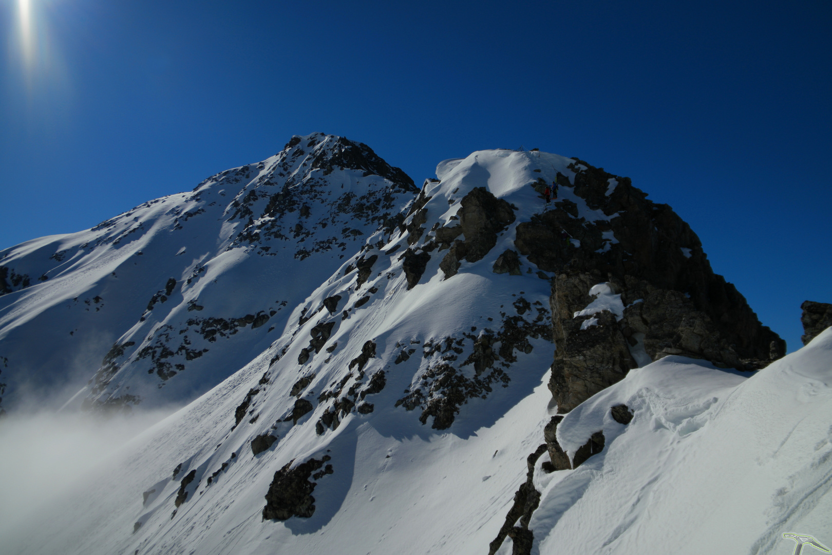 Rendlspitze (2816m) Westgrat in der Sonne :-)