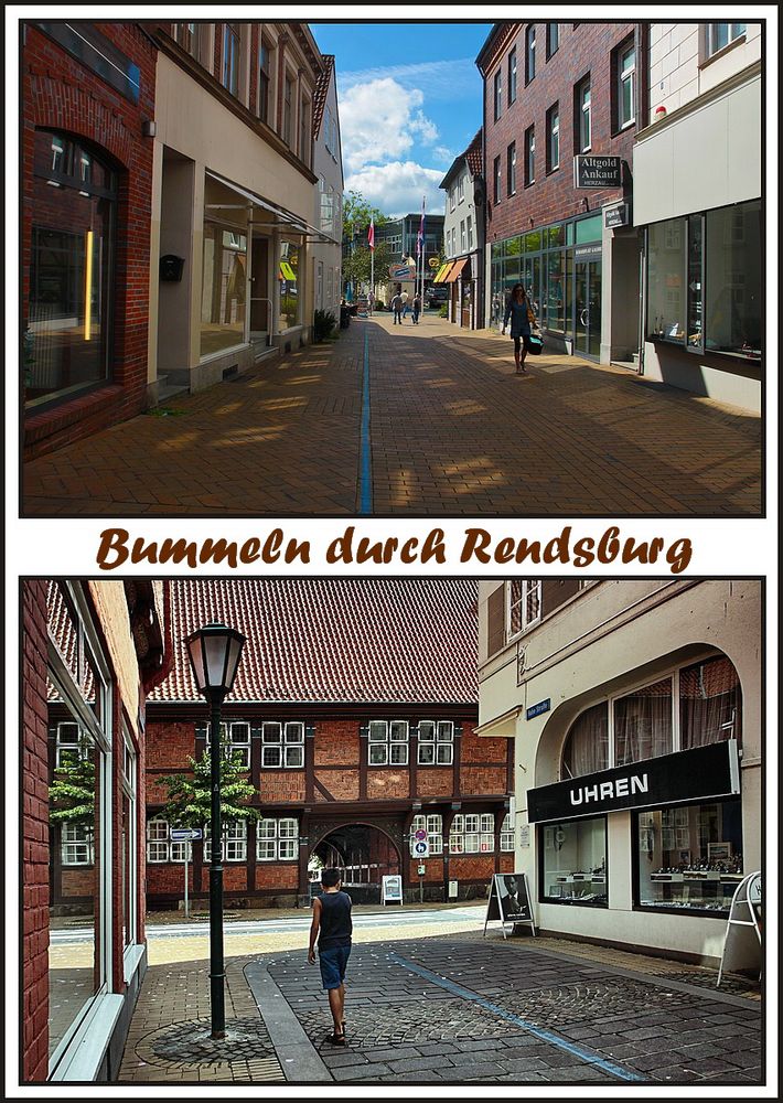 Rendsburg ist eine schöne kleine Stadt.