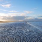 Renesse Spaziergang am Strand