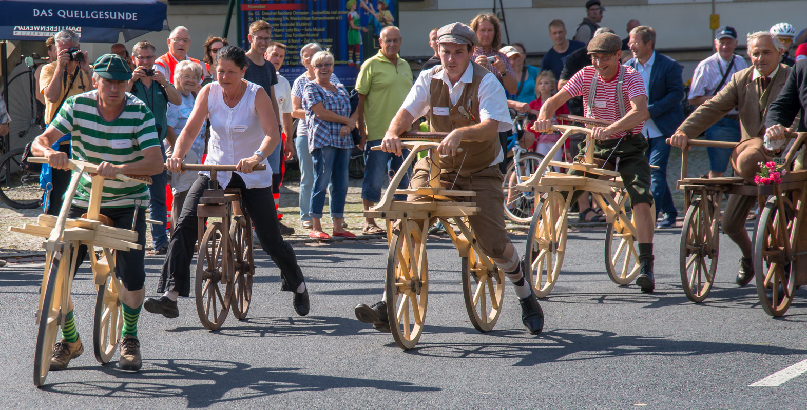 Rennen der Laufräder