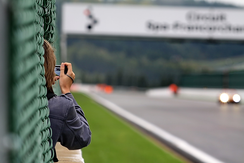 Rennen fotografieren.